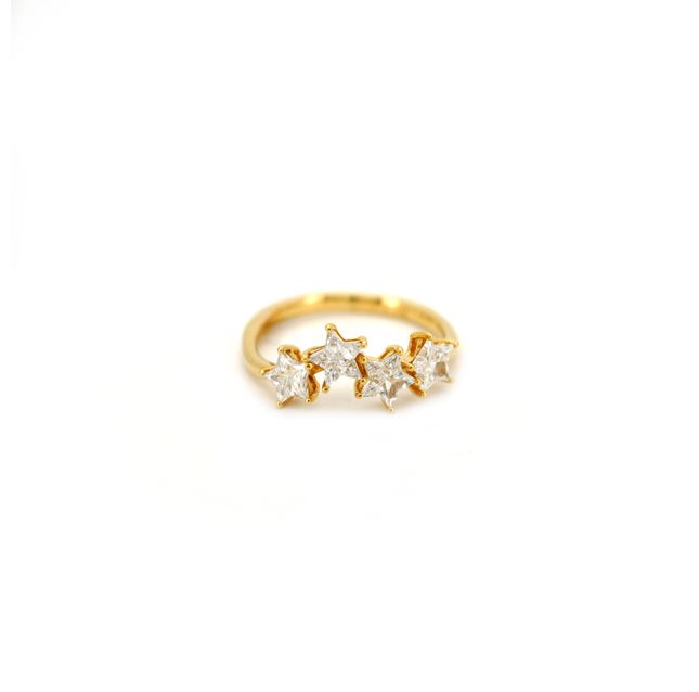 18K Yellow Gold Ring