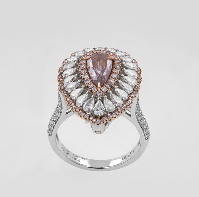 Harmony 18K Two Tone Fancy Diamond Ring