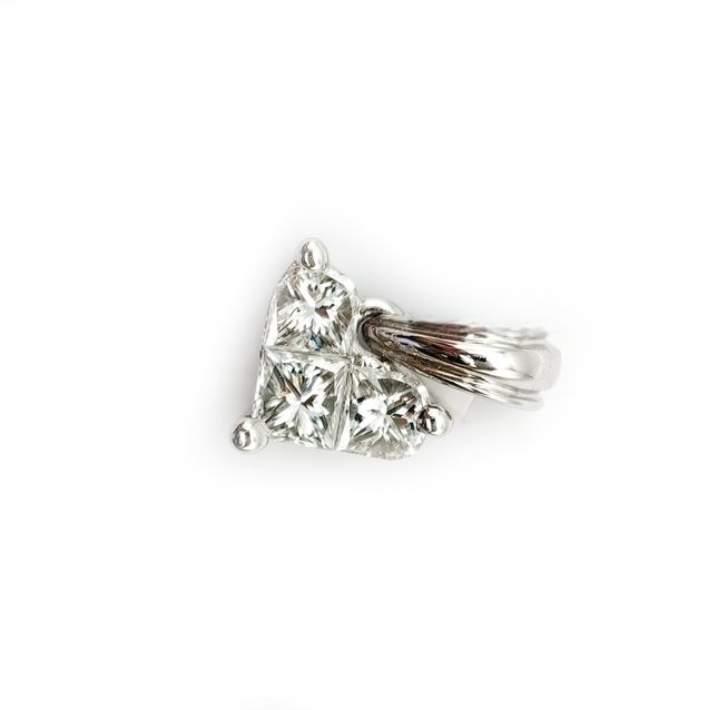 18K White Gold Diamond Pendant 0.32ct