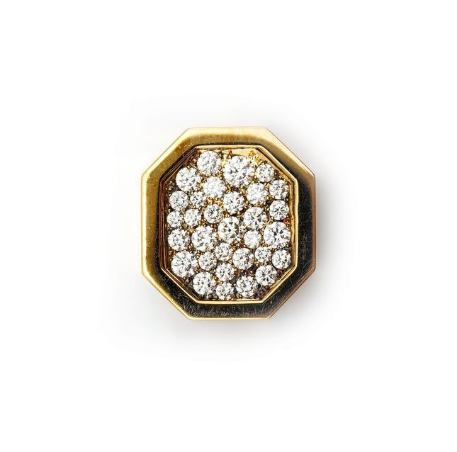 18K Yellow Gold Diamond Pendant 0.72ct