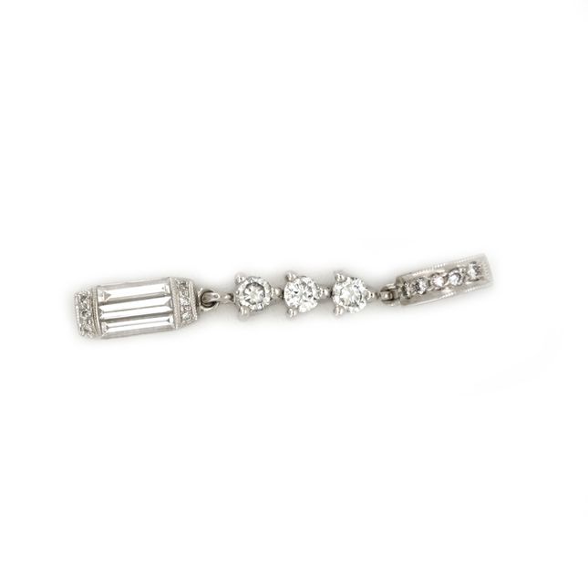 18K White Gold Pendant