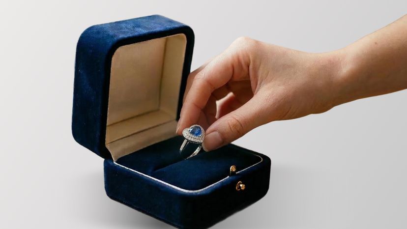 Ring in jewelry box