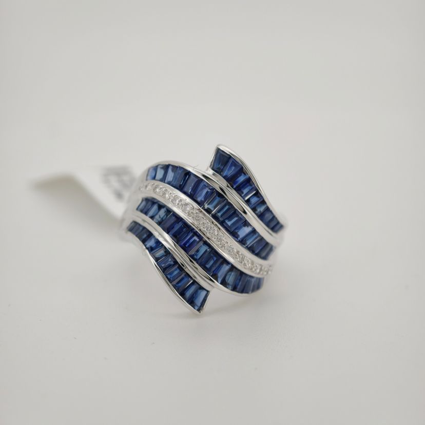 Blue gemstone ring product image