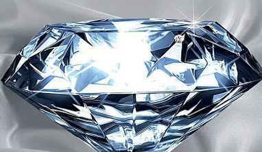 High-sparkle diamond visual