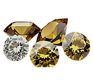 Yellow and Brown Diamonds