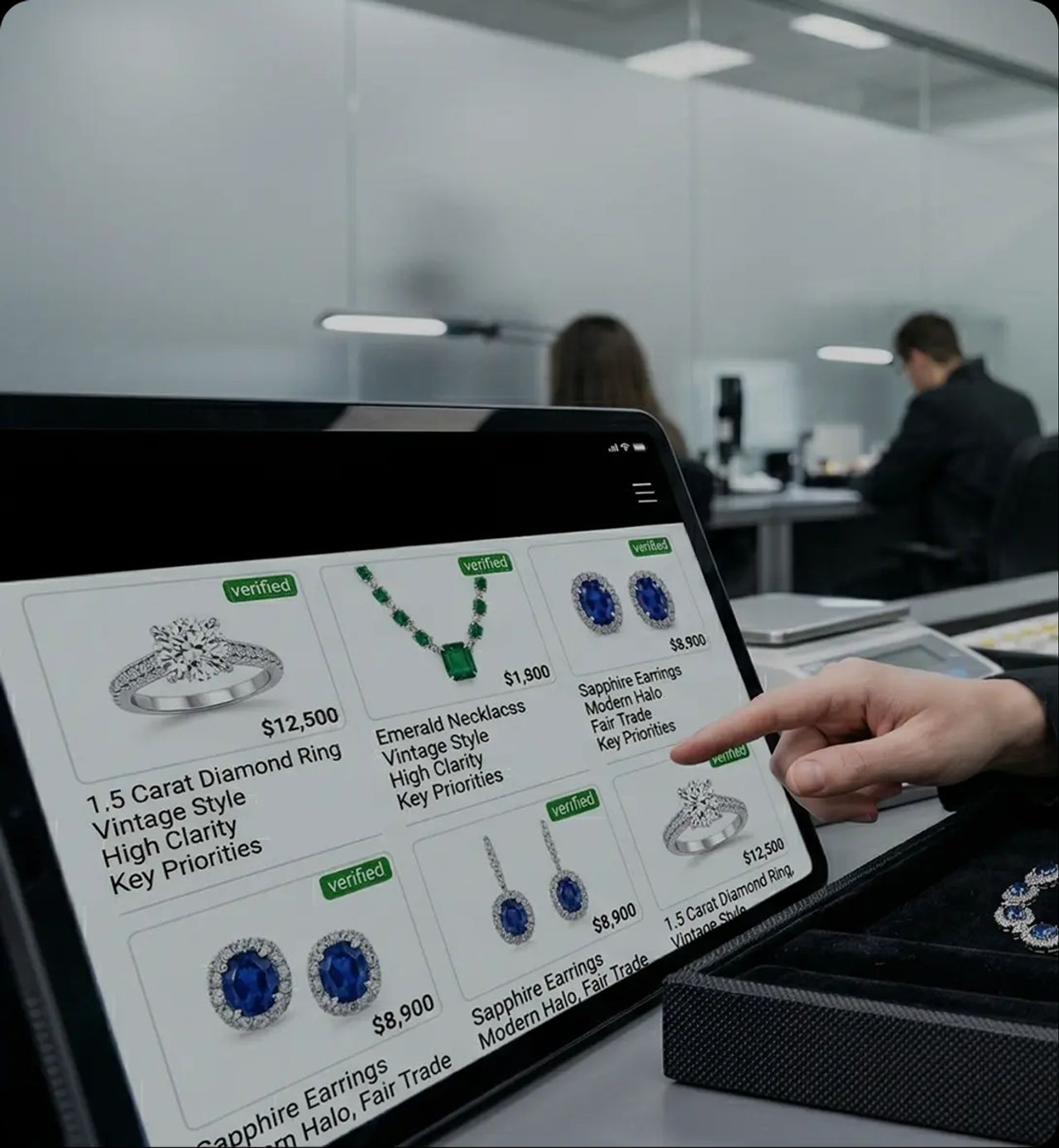 GEMGEM 4-step secure buying process for US buyers seeking a James Allen alternative in 2026