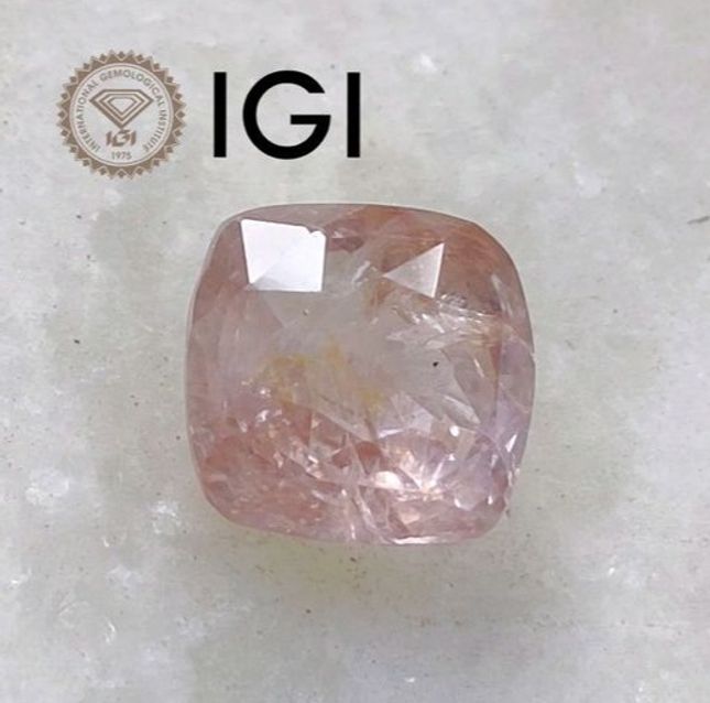 4.66 IGI Certified Untreated Padparadscha Sapphire