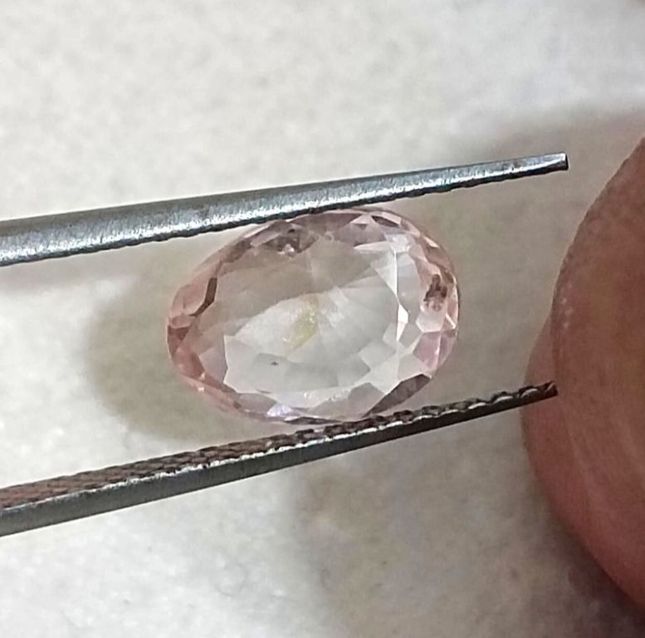 Oval Cut Padparadscha Sapphire Gemstone
