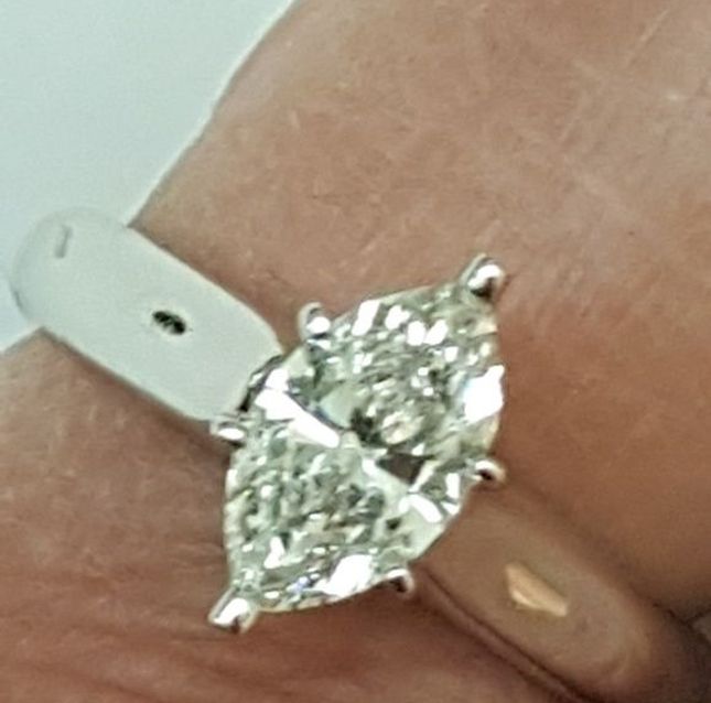 14k Gold 1.01ct Diamond Engagement Ring