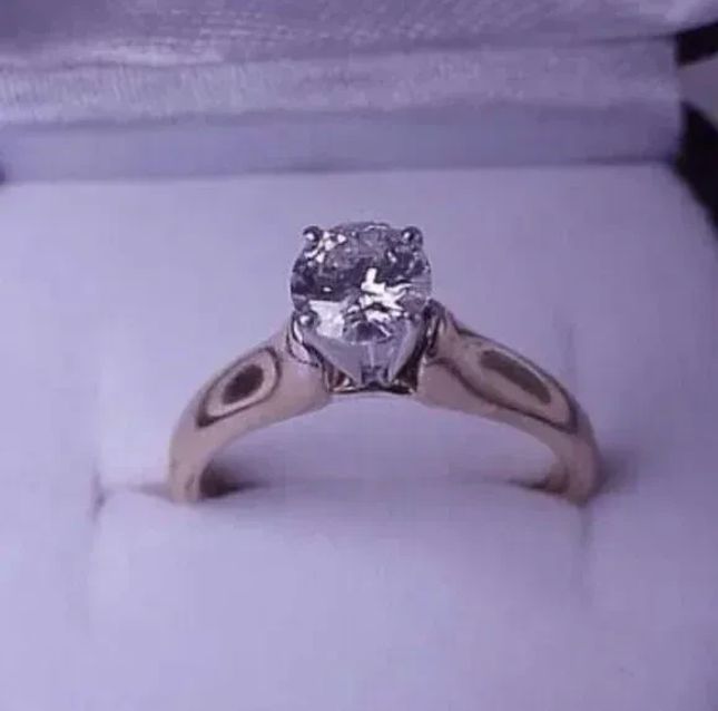 14k 2-Tone Gold .71ct Diamond Ring