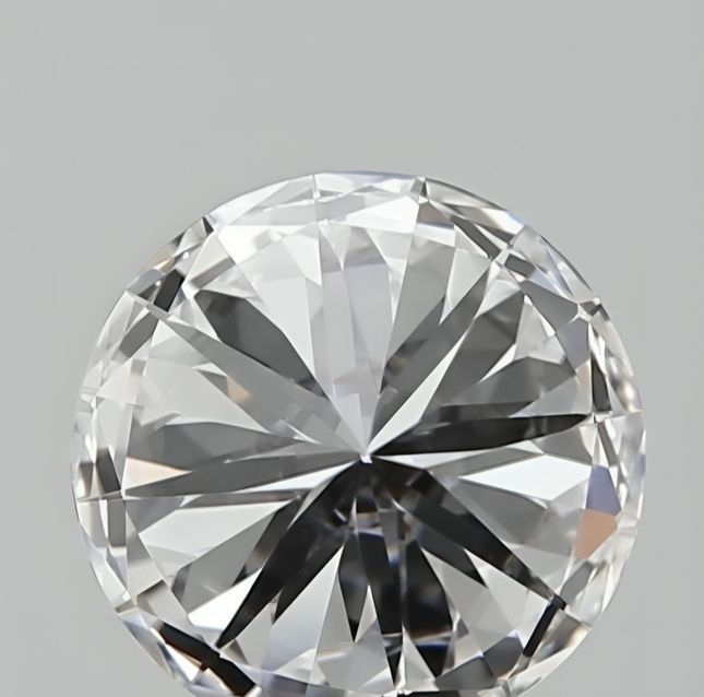 White Round Diamond Excellent