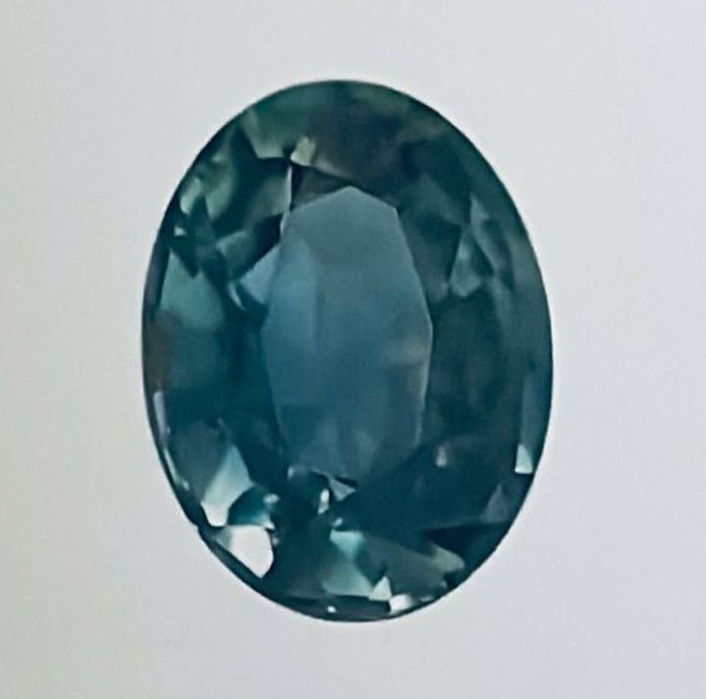 Blue-Green 1.69ct Oval Sapphire