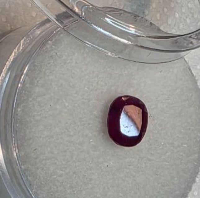 Ruby Pigeon Blood Oval Loose Stone