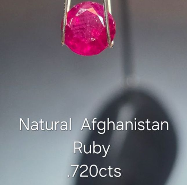 Ruby Deep Red Round Loose Stone