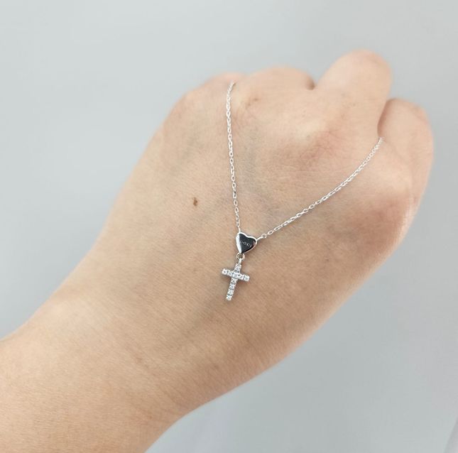 Diamond Pendant 18K White Gold NP509