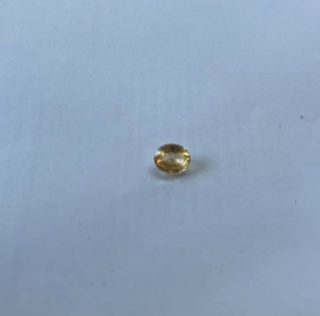 Yellow Sapphire Oval Loose Stone