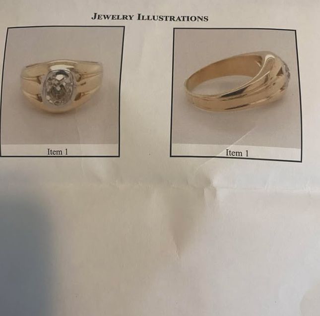 1920's Vintage Cushion Diamond Ring