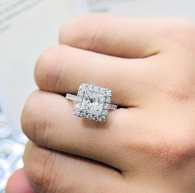 Lumiere 18K White Gold Diamond Ring