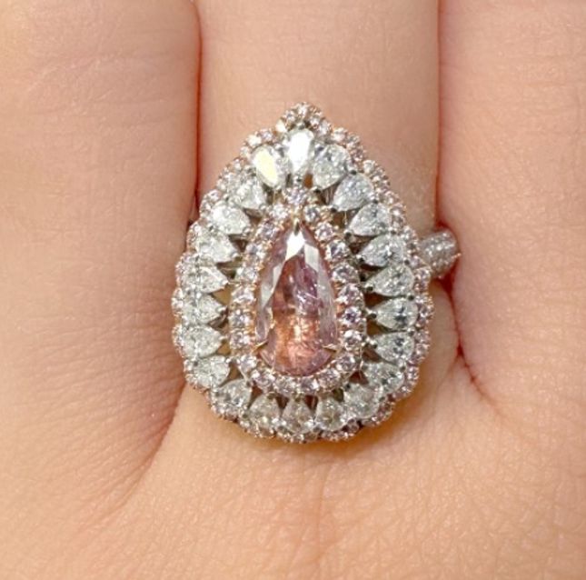 Harmony 18K Two Tone Fancy Diamond Ring
