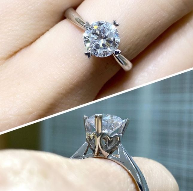 Halo Grace 18KT White Gold Diamond Ring – LR14076