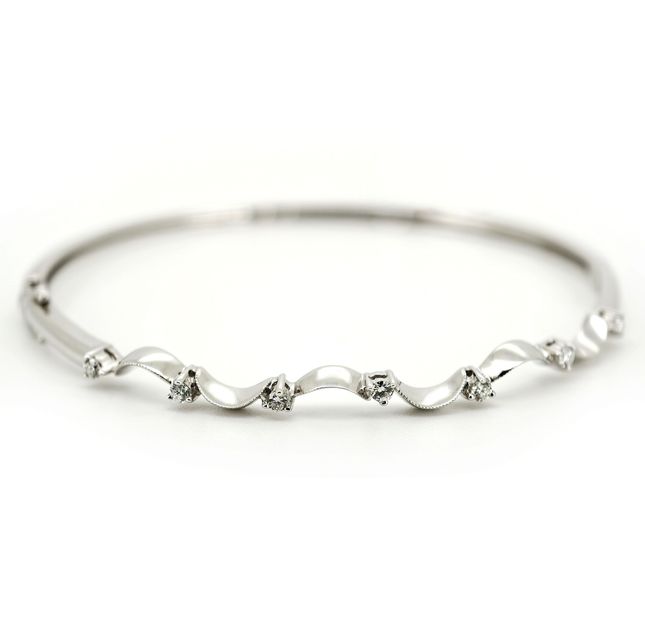 Dazzling Diamond Bangle