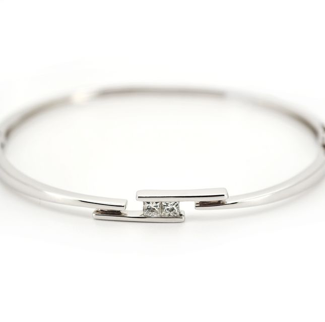 Elegant Diamond Bangle