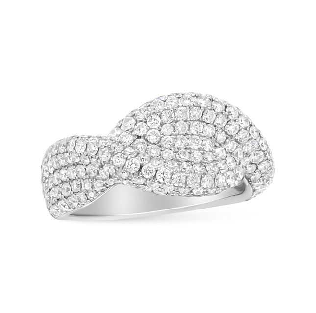 18K White Gold Diamond Ring